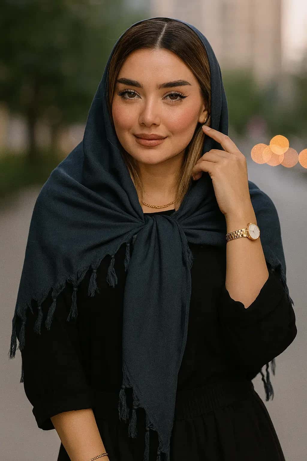 شال نخی ریشه سرخپوستی | انتخابی خاص برای استایل مدرن و چهار فصل